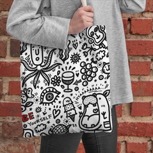 Load image into Gallery viewer, Everything is Perfect on white- Tote Bags
