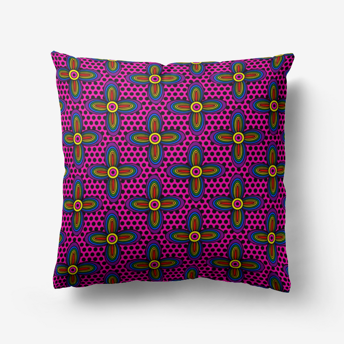 Vibrant blossom-Throw Pillow