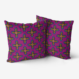 Vibrant blossom-Throw Pillow