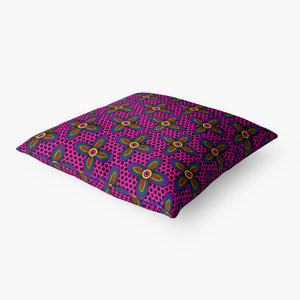 Vibrant blossom-Throw Pillow