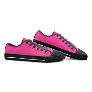 Just Pink -Unisex Low Top Canvas Shoes