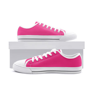 Just Pink -Unisex Low Top Canvas Shoes