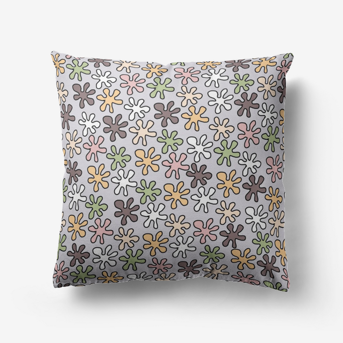 Happie in Lilac- Throw Pillow