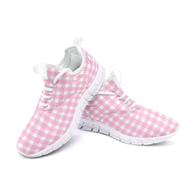 画像をギャラリービューアに読み込む, Pink checker -Unisex Lightweight Sneaker City Runner
