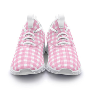 Pink checker -Unisex Lightweight Sneaker City Runner