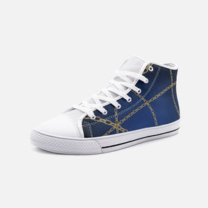 Chain -High Top Canvas Shoes